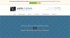 Desktop Screenshot of parksjones.com